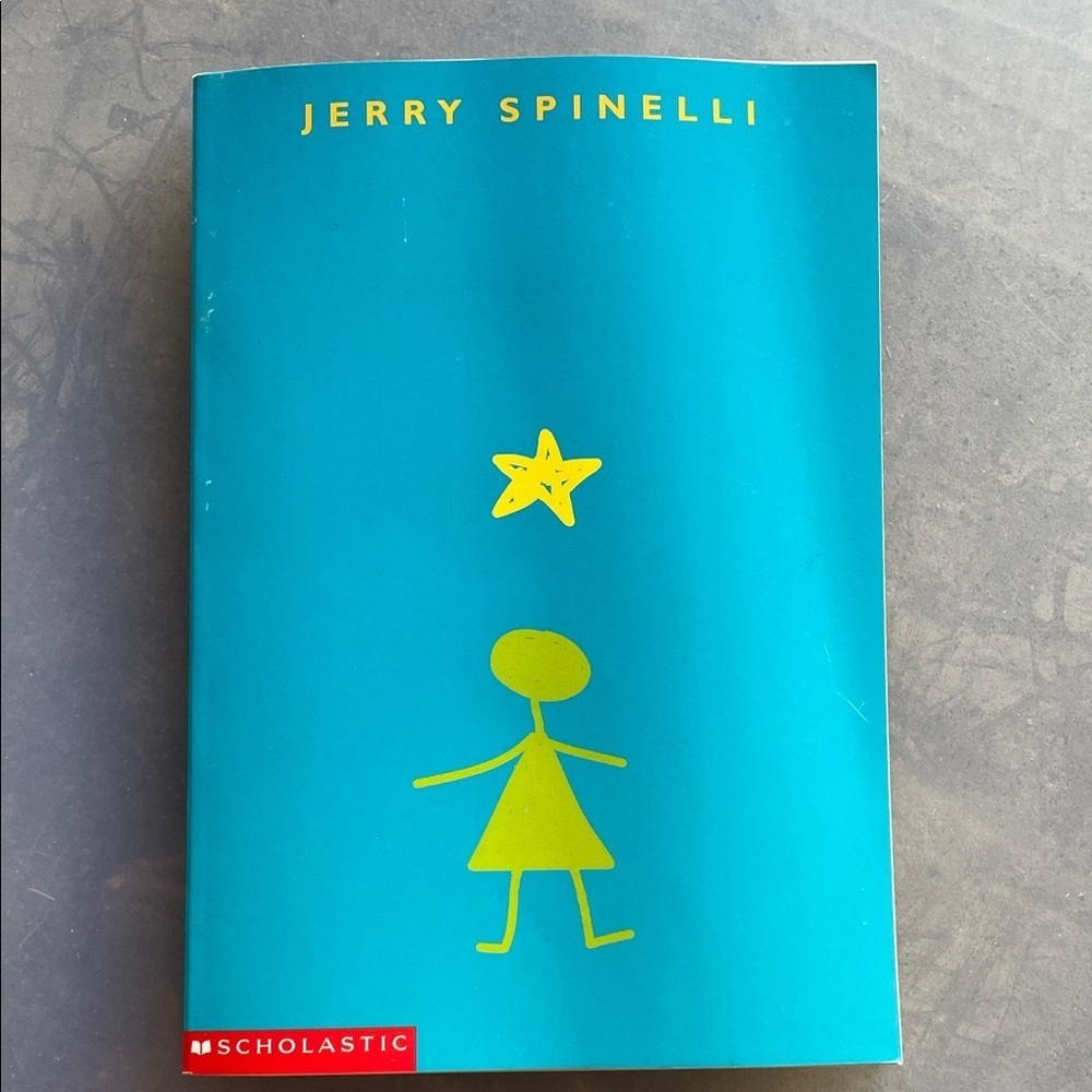 Scholastic Book with Teal and Yellow Design